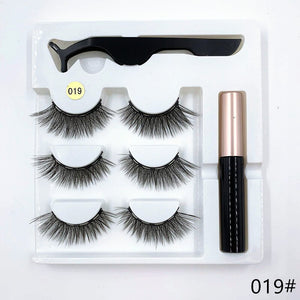 3 Pairs Magnetic Eyelashes And Eyeliner Set - 201222921 019 / United States Find Epic Store