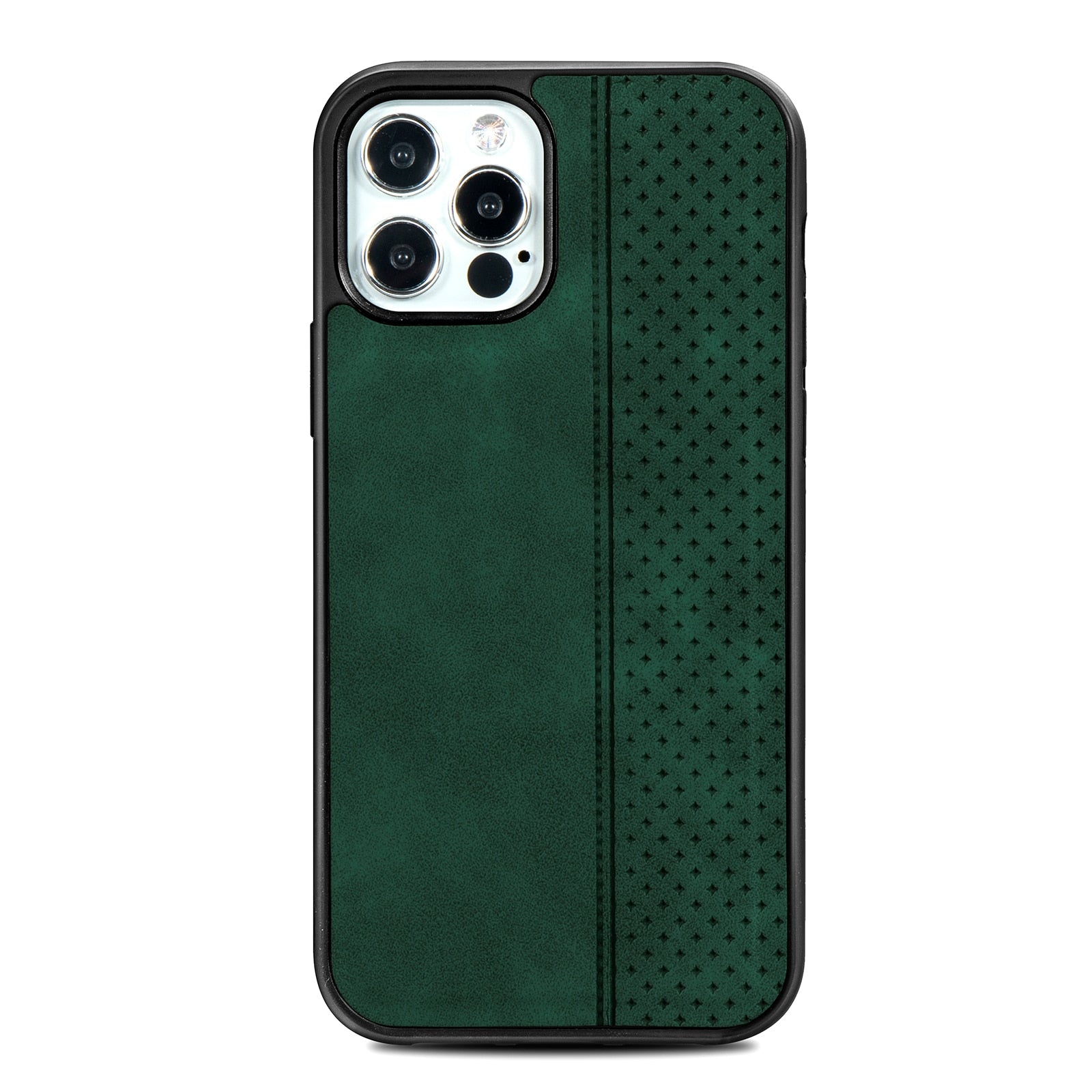 Shockproof Leather Case for iPhone 12 Pro Max/iPhone 12 mini Cover, Fitted PC Protection Cover for iPhone 12Pro Wireless charging - 380230 for iPhone 12 Mini / Black Green / United States Find Epic Store