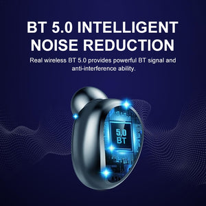 Waterproof Bluetooth 5.0 Wireless Earphones CVC 8.0 Noise Reduction Touch LED Digital Display Earbuds with 3500mAh Charging Box - 63705 Find Epic Store