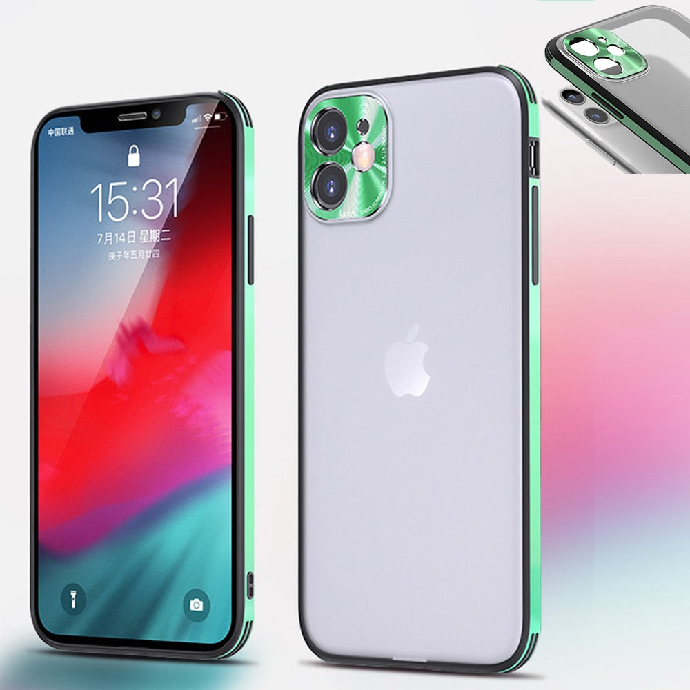 Classic Matte Metal Case For iPhone X/XR/XS/XS Max/11/11 Pro/11 Pro Max/12/12 Mini/12 Pro/12 Pro Max Shockproof - 380230 Find Epic Store