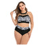 Split Body Women's Conservative Lingerie Swimwear - WH / XL / United States Find Epic Store