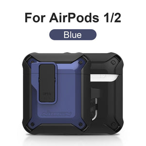 For Airpods Pro Case Wireless Charging Nillkin For AirPods Case TPU PC Cover For AirPods 3 Wireless Earphone With Keychain - 0 United States / Blue For 1 2 Find Epic Store