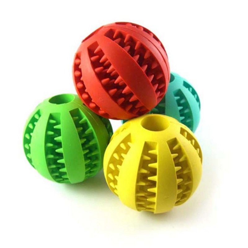 Pet Balls Toy Puppy Treat Elastic Balls Dog Durable Bite Resistant Chew Toy for Dogs to Release Pressure Fun Pet Accessories - 200003723 Find Epic Store
