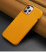 For iPhone 12 Pro Max case, Premium Real Leather Case Support Wireless Charging, Slim Non-Slip Grip Scratch Resistant Case Cover - 380230 for iPhone 12 Mini / Yellow / United States Find Epic Store
