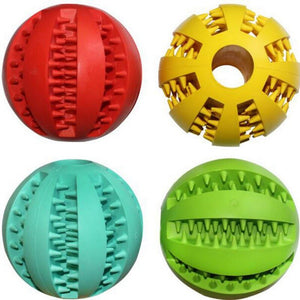 Pet Balls Toy Puppy Treat Elastic Balls Dog Durable Bite Resistant Chew Toy for Dogs to Release Pressure Fun Pet Accessories - 200003723 Find Epic Store