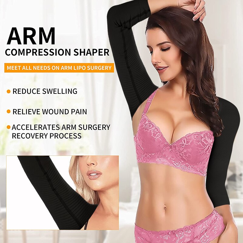 Women Arms Shaper Slimming Body Shaper Shoulder Underwear Back Support Posture Corrector Humpback Prevent Power Chest Lifter - 0 Find Epic Store