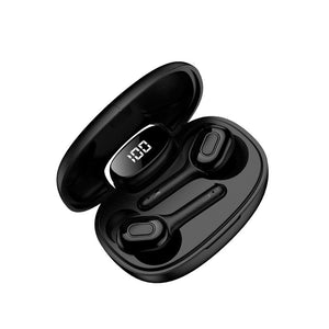 Earphones Digital Display Bluetooth 5.0 Earphones Wireless TWS Earbuds 5.0 Sports Headset For iPhone 11 Xiaomi With Microphone - 63705 Black / United States Find Epic Store