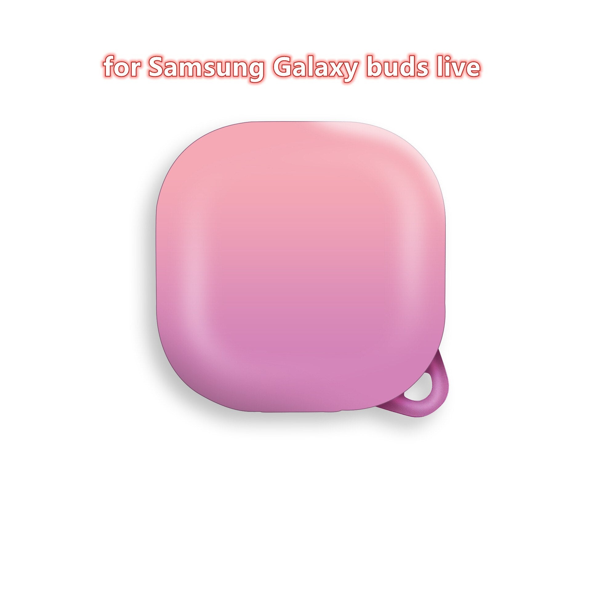 Suitable for Samsung Galaxy buds Pro/Galaxy buds Live/Galaxy buds wireless Bluetooth headset gradually PC drop protection Cover - 200001619 United States / Pink Live Find Epic Store