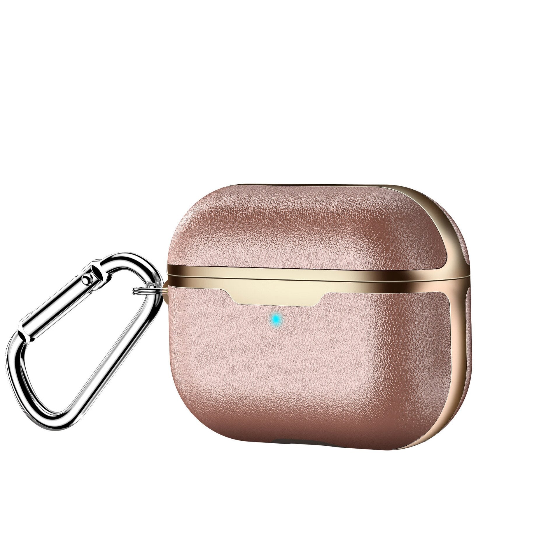 For AirPods Pro Cases Successful people Portable Leather luxury Protector Cover Carabiner for Apple AirPods 1 2 Case Plated Gold - 200001619 United States / brown Pro Find Epic Store