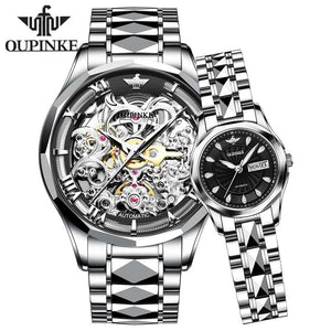 Couple Brand Luxury Automatic Watches - 200362143 two tone black / United States Find Epic Store