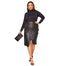 Plus Size Sexy Bandage PU Leather Wrap Skirt - 349 Find Epic Store