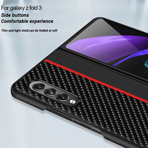 Case For Samsung Galaxy Z Fold 3 5G And Z Fold 2 Carbon fiber leather Cover For Samsung Galaxy Z Fold3 Cover Full Protector Capa - 380230 Find Epic Store