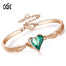 Romantic Heart Bracelets Adjustable Crystal Charm Bracelet - 200000146 Green / United States Find Epic Store