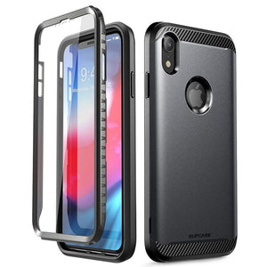 For iPhone XR Case 6.1 inch UB Neo Series Full-Body Protective Dual Layer Armor Cover with Built-in Screen Protector - 380230 PC + TPU / Black / United States Find Epic Store