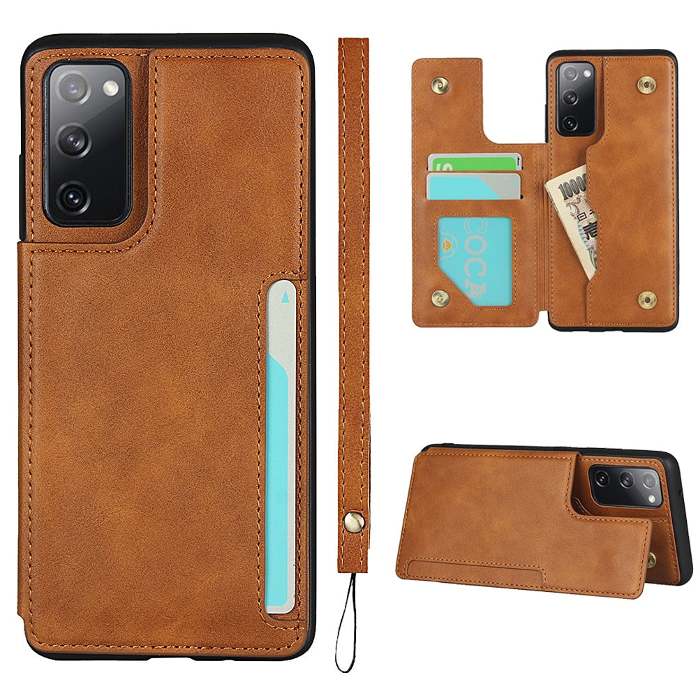 Flip Leather Case for Samsung Galaxy S20 FE A20 A30 A81 Note 10 Plus Note 20 Ultra Note 10 lite Wallet Cover Cases - 380230 Find Epic Store