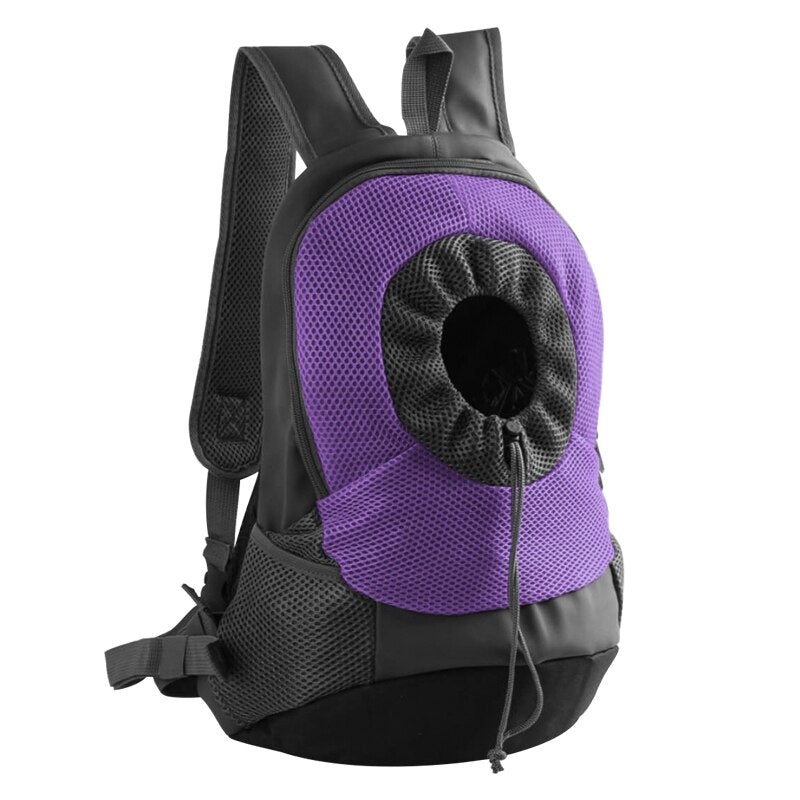 2020 New Pet Carrier Dog Bag Backpack Bleathable Mesh Puppy Shoulder Bag Cat Chest bag - 200003719 purple / S / United States Find Epic Store