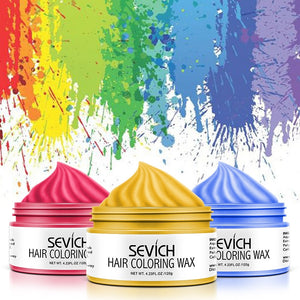 9 Color Temporary Hair Color Wax Unisex One-time Hair Color Gel Molding Paste Dye cream Hair Coloring Styling DIY Mud - 200001173 Find Epic Store