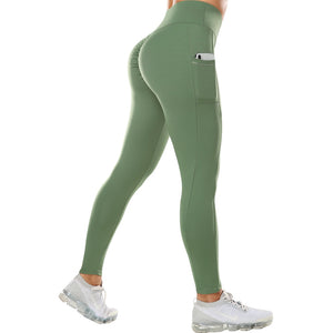 Workout Leggings for Women Seamless Leggings Sports Pants Butt Lift Tummy Control Compression Legging Fitness Running Leggings - 200000865 Green / S / United States Find Epic Store
