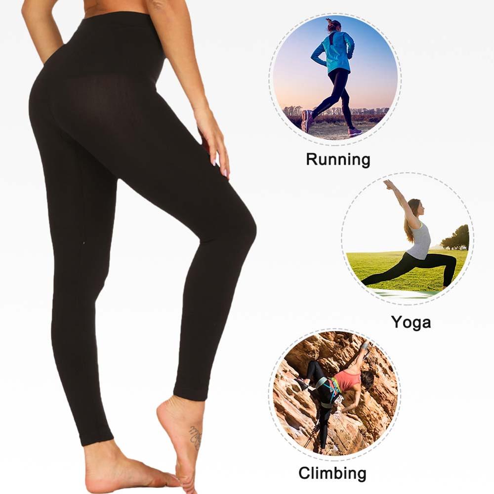 Women Thick High Waist Tummy Compression Slimming Seamless Leggings Body Shaper Corset Workout Control Panties Sport Legging - 31205 Find Epic Store