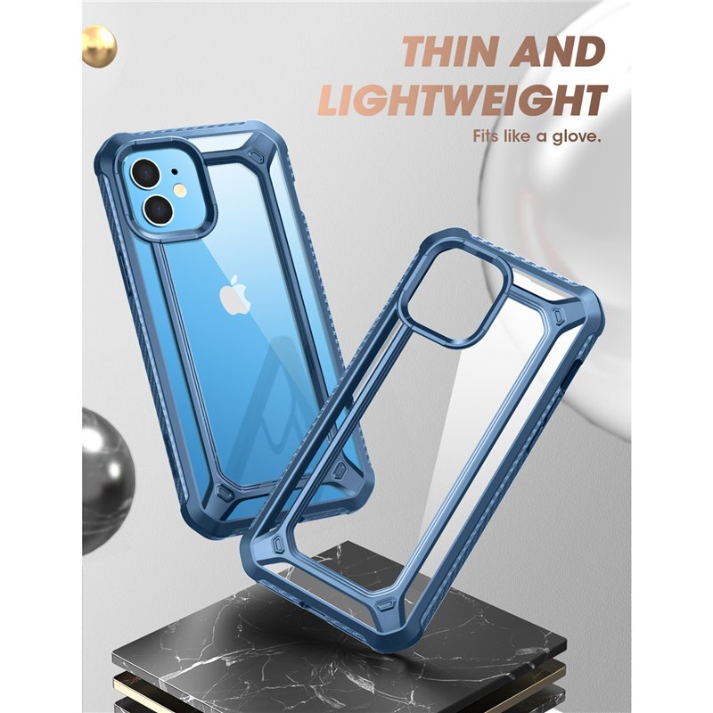 For iPhone 12 Case/12 Pro Case 6.1" (2020) UB EXO Series Premium Hybrid Protective Clear PC + TPU Bumper Case Back Cover - 380230 Find Epic Store