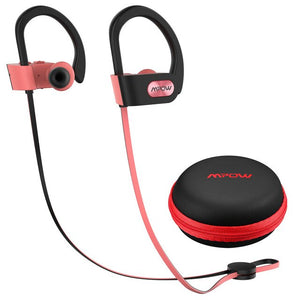 Outdoor Wireless Sports Earphones Flame 088AR Bluetooth Earphone Portable IPX7 Waterproof In-ear Earbuds Handsfree Headset - 63705 Black and Pink / United States Find Epic Store