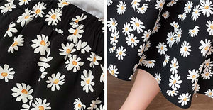 Daisy Print Mid-length Skirt - 349 Find Epic Store