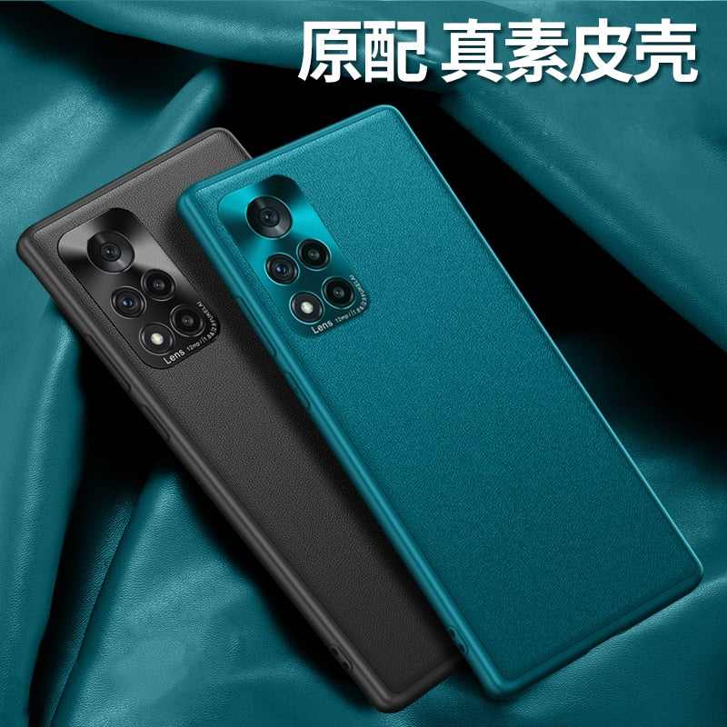 For Honor V40 V30S V30 30 20 Pro Case Luxury Vegan Leather Grain Matte Protective Back Cover Camera Protection Shell - 380230 Find Epic Store