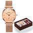 OLEVS Fashion Women Luxury Waterproof Wristwatch - 200363144 gold set / United States Find Epic Store