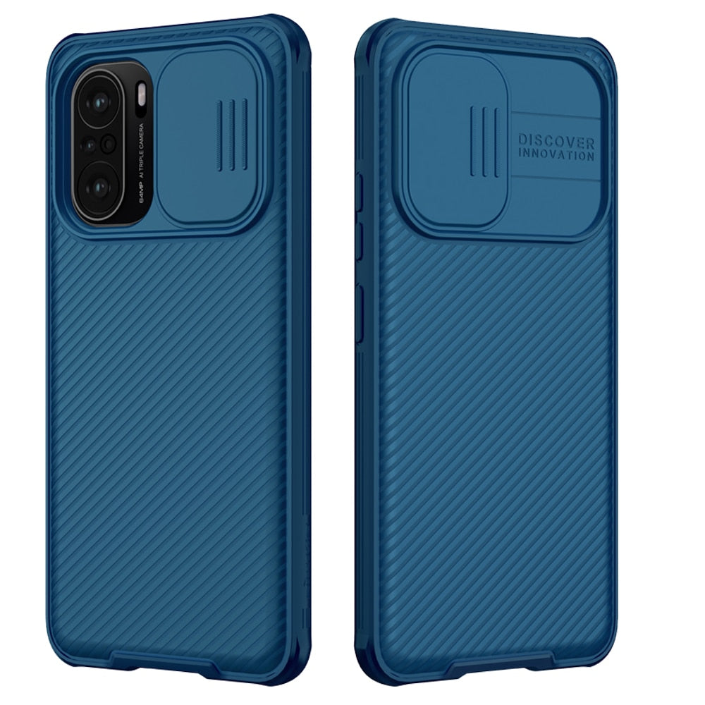 CamShield Blue Case - NILLKIN For Samsung Galaxy S21 S20 Ultra Plus FE M51 M31s A71 A51 A72 A52 A32 5G Back Cover Case Camera Protection ForNote20Ultr - 380230 for Galaxy A52 / CamShield Blue / United States Find Epic Store