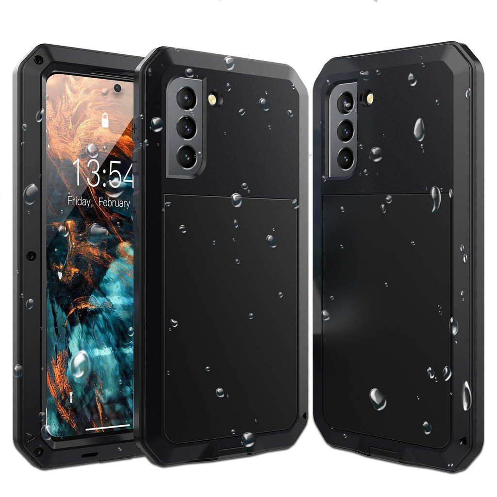 For Samsung Galaxy S21 Ultra/S21 Plus Case Aluminum Metal Case Original Shockproof Drop Heavy Duty Protection Doom Armor for S21 - for Galaxy S21 / Black phone case / United States Find Epic Store