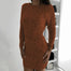 Knitted Dress - 200000347 Caramel Colour / S / United States Find Epic Store