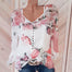 Casual Floral Printed Button T-Shirt - 200000791 Find Epic Store