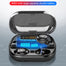8D Stereo Bluetooth 5.0 TWS Earbuds Wireless Earphones IPX7 Waterproof Sports Headsets with 4000mAh Digital Display Power Bank - 63705 Find Epic Store