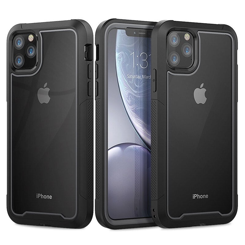 Silicone Phone Case For iPhone 11 Pro Max 7 8 XS Max XR Transparent Back Cover Soft Shockproof Simple Matte Bumper Phone Case - 380230 For iPhone 6 / Gray / United States Find Epic Store