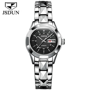 JSDUN Women Fashion Luxury Brand Watch - 200033142 siliver black / United States Find Epic Store