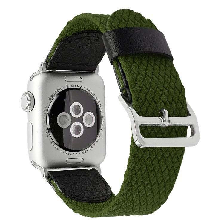 Nylon Braided for Apple Watch Band 38mm 40mm 44mm 42mm Fabric Nylon Belt Bracelet for IWatch Series 6 3 4 5 Se Strap - 200000127 United States / Army Green / For 38mm and 40mm Find Epic Store
