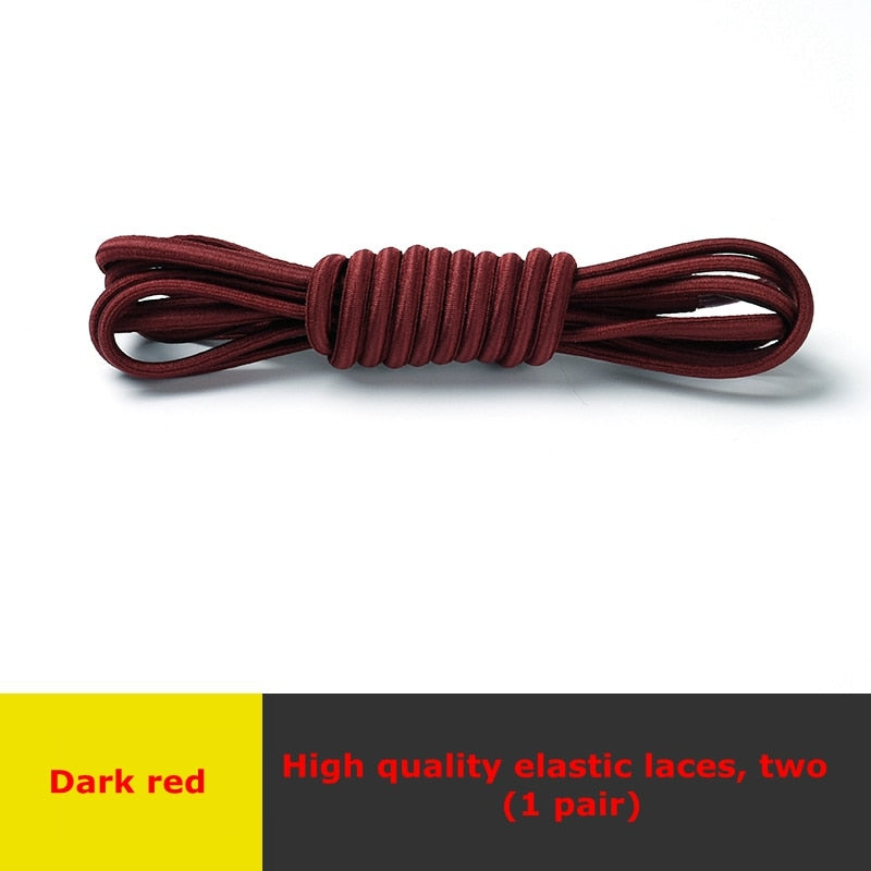 Semicircle Shoelaces Elastic Kids Adult Safety No Tie Shoelace Suitable For All Kinds Of Shoes Leisure Sneakers Lazy Laces - 3221015 Red / United States / 100cm Find Epic Store