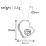 New 925 Sterling Silver Lucky Heart Pendant Necklace Women Choker Fine Jewelry Collares Birthday Valentine's Day Gift With Box - 200001699 Find Epic Store