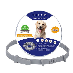 Flea And Tick Collar For Dogs Cats Up To 8 Month Flea Tick Dog Collar Anti-mosquito and insect repellent Pet collars - 200003720 dog 62cm / Reference image / United States Find Epic Store