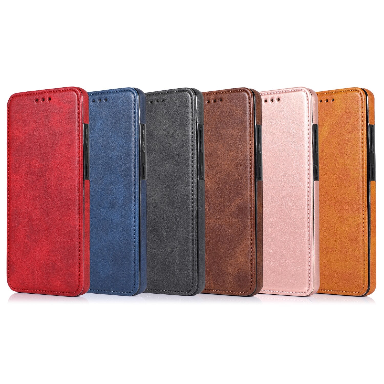 Blue Leather Flip Case For Samsung Galaxy S21 S20 Ultra Plus S9 S8 S10 Plus S10E Note Note 20 Ultra 8 9 10 Plus S21 Wallet Flip Cover - 380230 Find Epic Store