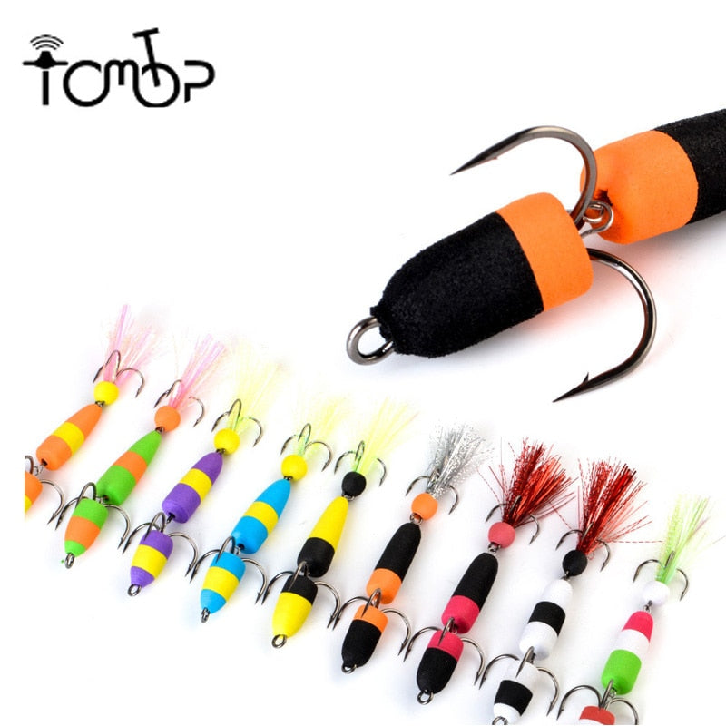 ZK30 1pc Fishing Lure Soft Lures Foam Bait Swimbait Wobbler Bass Pike Lure Insect Artificial Baits Pesca - 100005544 Find Epic Store