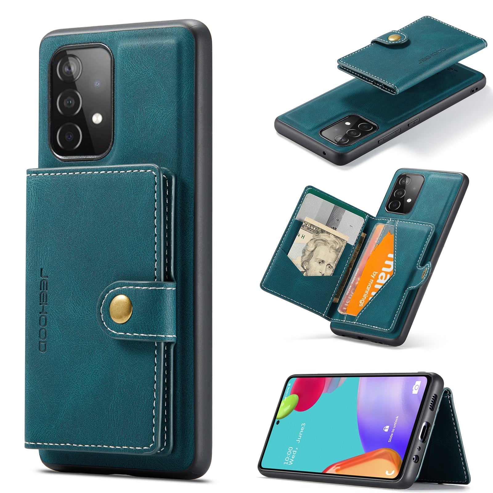 Magnetic Case For Samsung Galaxy A52 A72 5G S21 Ultra Plus Leather Wallet Card Solt Bag Case For Samsung S21+ Ultra A52 A72 5G - 380230 Find Epic Store