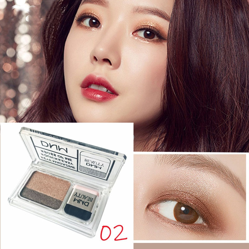 Two-Color Small Box of Lazy Eyeshadow Make-up - 200001129 02 / United States Find Epic Store