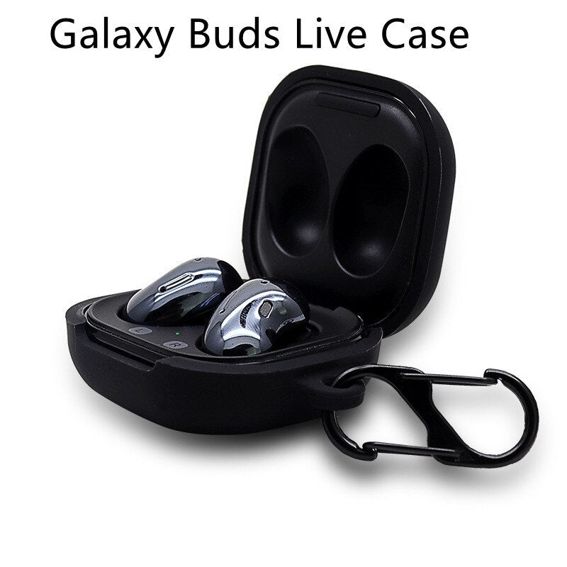 Case for Samsung Buds live/Pro Cover Shell Accessories Earphone Protector Anti-drop Shockproof Soft Silicone for Samsung Galaxy - 200001619 United States / black live Find Epic Store