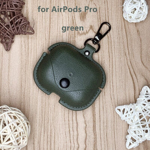 For AirPods Pro 2 1 luxury Bluetooth leather Accessories Bluetooth headset protector Cover business leather Case for AirPods 2 1 - 200001619 United States / green Pro Find Epic Store