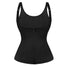 Women Waist Trainer Corset Zipper Vest Body Shaper Cincher Shapewear Slimming Belt Sports Girdle Neoprene Sauna Tank Top - 0 Black-2 steel bones / S / United States Find Epic Store