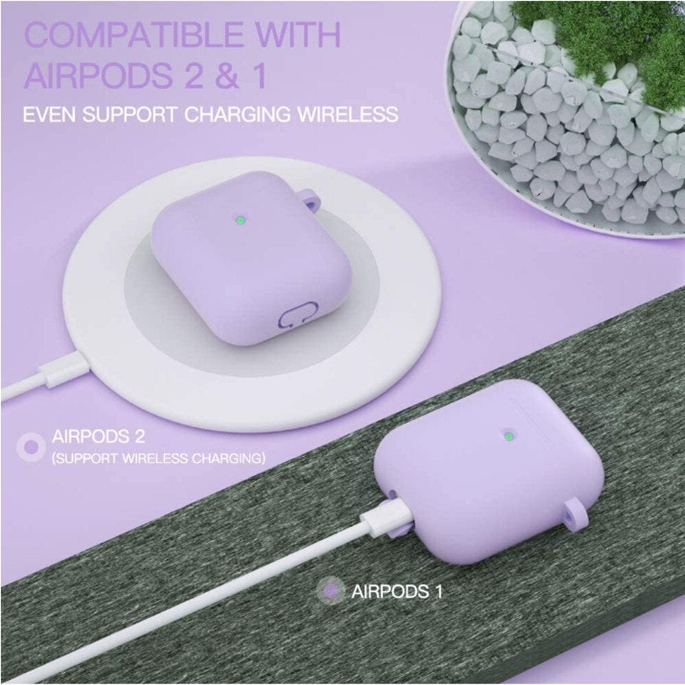 Soft Case for Airpods 2 aipods Cute girl Silicone protector airpods 2 Air pods Cover earpods Accessories Keychain Airpods 2 case - 200001619 Find Epic Store