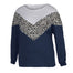 4XL Leopard Printed Plus Size Long Sleeve T-Shirt - 200000791 Navy Blue / XL / United States Find Epic Store