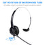 Office Noise Canceling Communication Headphone Wired Call Center Headset for PC Computer Phones Desktop for Drivers/Call Center - 63705 Find Epic Store