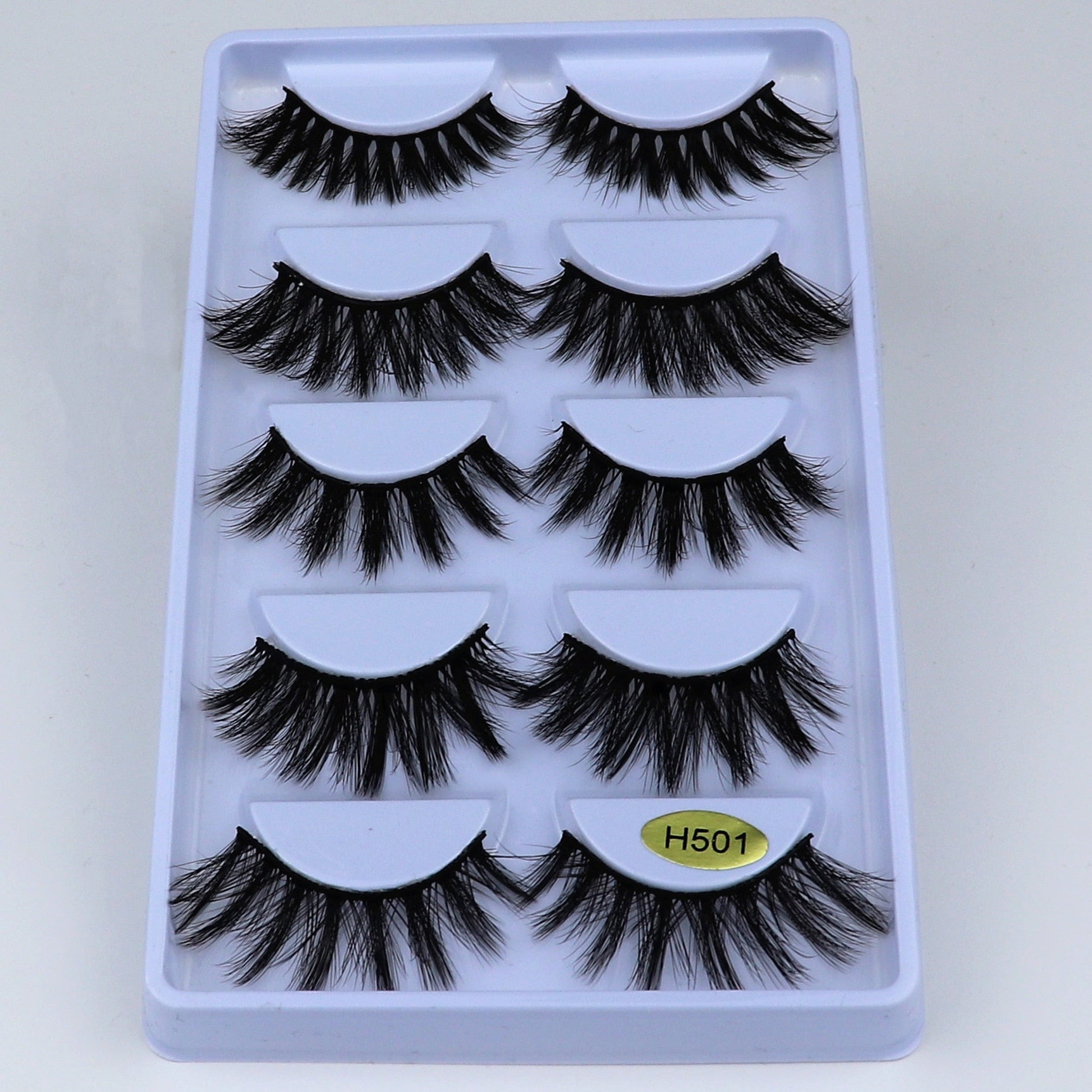 High quality 3D lashes 5 pairs 20mm artificial mink eyelashes, dramatic curly hair false eyelash extension cosmetics - 200001197 Find Epic Store